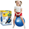 Kids Sit and Bounce Rubber Hop Ball 22" Multicolor Indoor Outdoor Toy