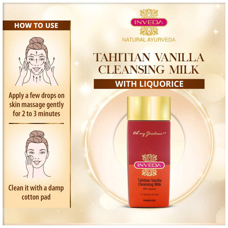 Inveda Tahitian Vanilla Cleansing Milk