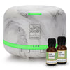 Aroma Diffuser 500ml Ultrasonic with Lemongrass Oil & LED Lights