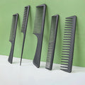 Wolpin 5-Piece Professional Hair Cutting & Styling Comb Set