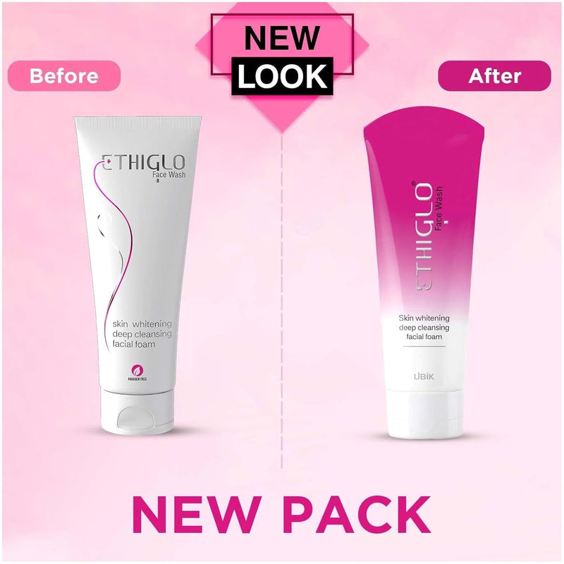 Ethiglo Skin whitening Deep Cleansing Facial Foam Face Wash