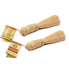 Cycle Pure Eco-Friendly Pooja Broom 2-Pack Banana Stem Fiber 8.5