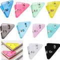 JICOOT Multi-Color Triangle Paper Clips Set, 10 PCS Office & Bookmark Clips