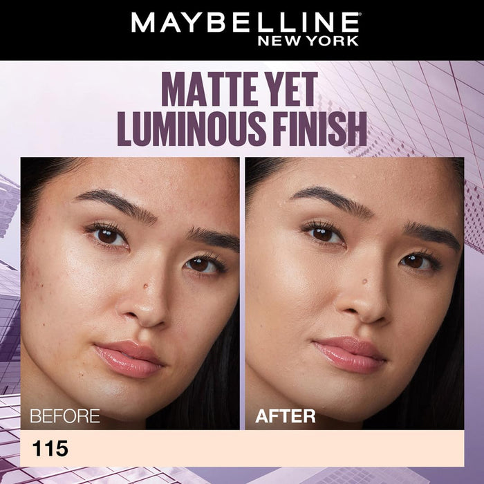 Maybelline New York Super Stay Lumi Matte Liquid Foundation, 30 HR Long Lasting yet Lightweight, 228, 35ml