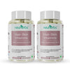 Neuherbs Hair Skin Vitamins- 120 Capsules for Men & Women|Vitamin Supplement with Biotin, Hyaluronic Acid, Zinc, Keratin booster, Vitamin E & 20 other nutrients for glowing Skin & Heathier Hair | Primrose Oil & Collagen Supporter.
