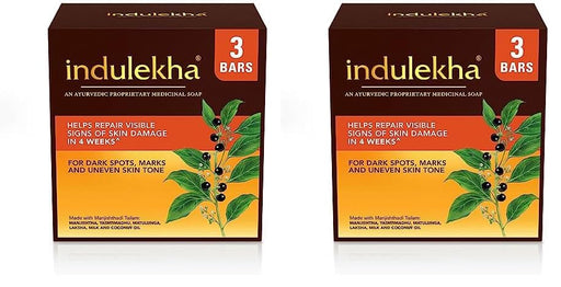 Indulekha Ayurvedic Soap Pack of 3, 100g Bars