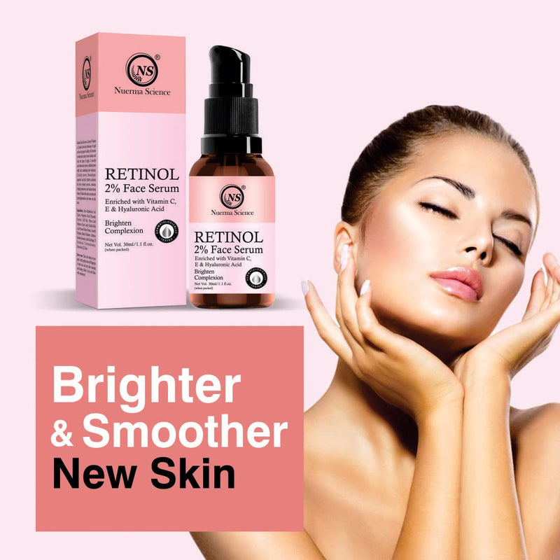 Nuerma Science 2% Retinol Face Serum | Refine, Renew, Restore