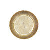 Shubhkart Brass Puja Plate 5.9" Engraved Nakshi Bhog Thali 219g