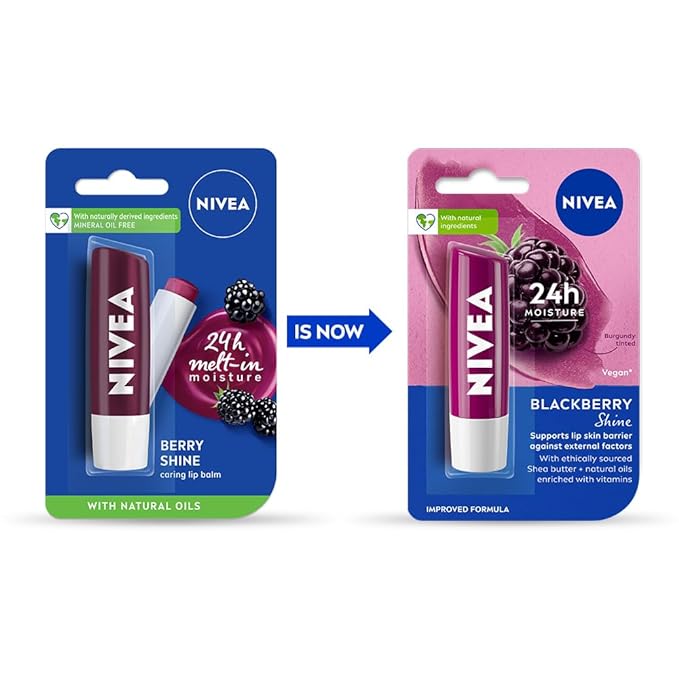 Nivea Lip Balm - Berry Shine - Limited Time Offer