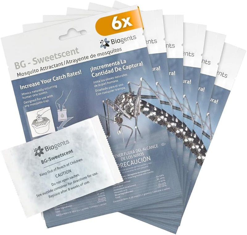 Biogents Sweetscent • Mosquito Attractant • Mosquito Lure • Magnet • Compatible with All Traps - Last up to 2 Months