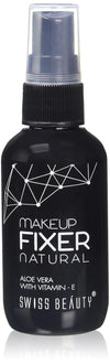 Swiss Beauty Long lasting Misty Finish Professional Makeup Fixer Spray for Face makeup | With Aloe Vera and Vitamin- E | Light weight, quick dry makeup Setting spray |70 ML|