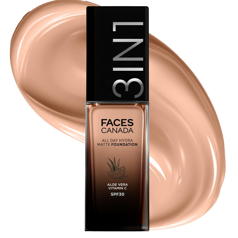 Faces Canada All Day Hydra Matte Foundation-Golden Beige 032