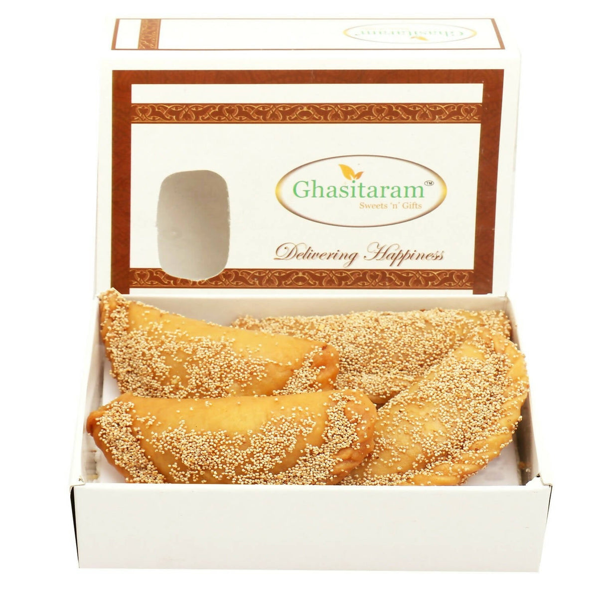 Ghasitaram Holi Sweets - Roasted Khus Khus Gujiya