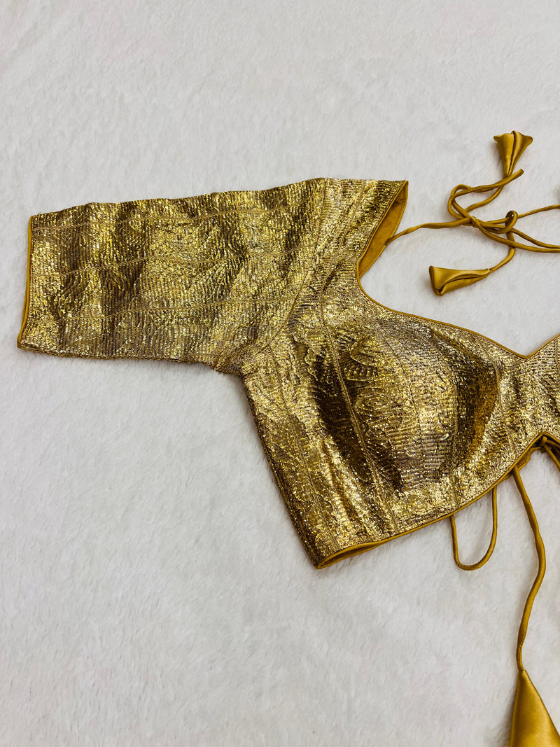 Gold Sabyasachi Style Blouse