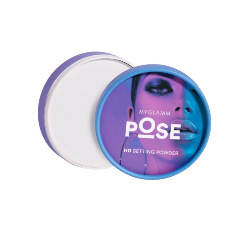Myglamm Pose Hd Setting Powder - Hydrating, Translucent, Radiant Finish Pressed Powder - Ivory