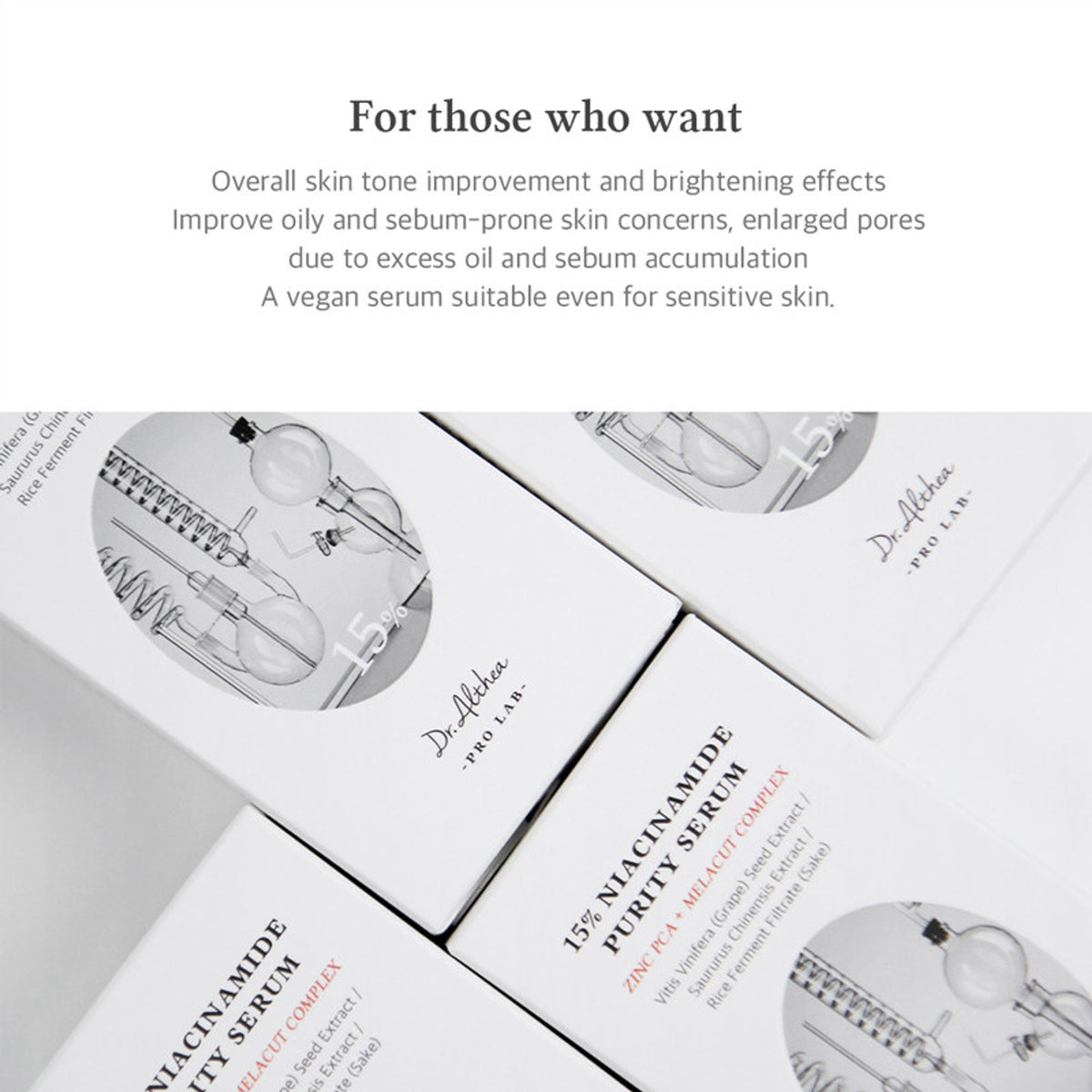 Dr.Althea 15% Niacinamide Purity Serum: High-Potency Serum for Oil Control & Pores