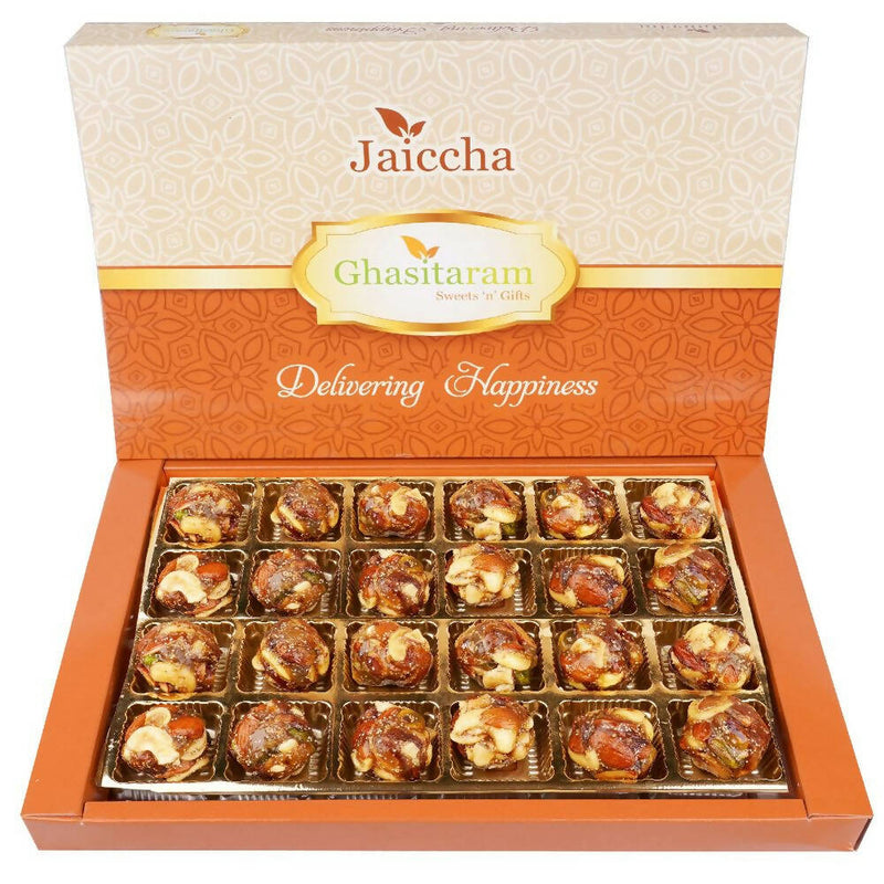 Ghasitaram Dry Fruit Laddoos with No Added Sugar