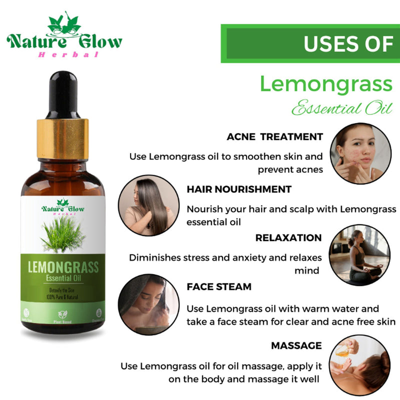 Nature Glow Herbal Lemongrass Essential Oil