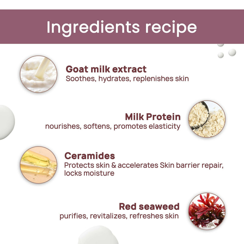 Good Vibes Skin Repair Milk Night Cream with 100% Pure Raw Goat Milk