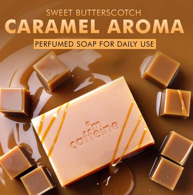 mCaffeine Caramel Crunch Exfoliating Soap