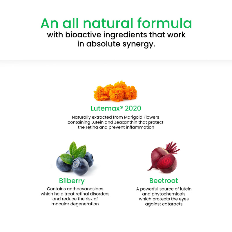 Wellbeing Nutrition Melts Eye Care Vitamins-Zesty Lime & Lemon Flavor