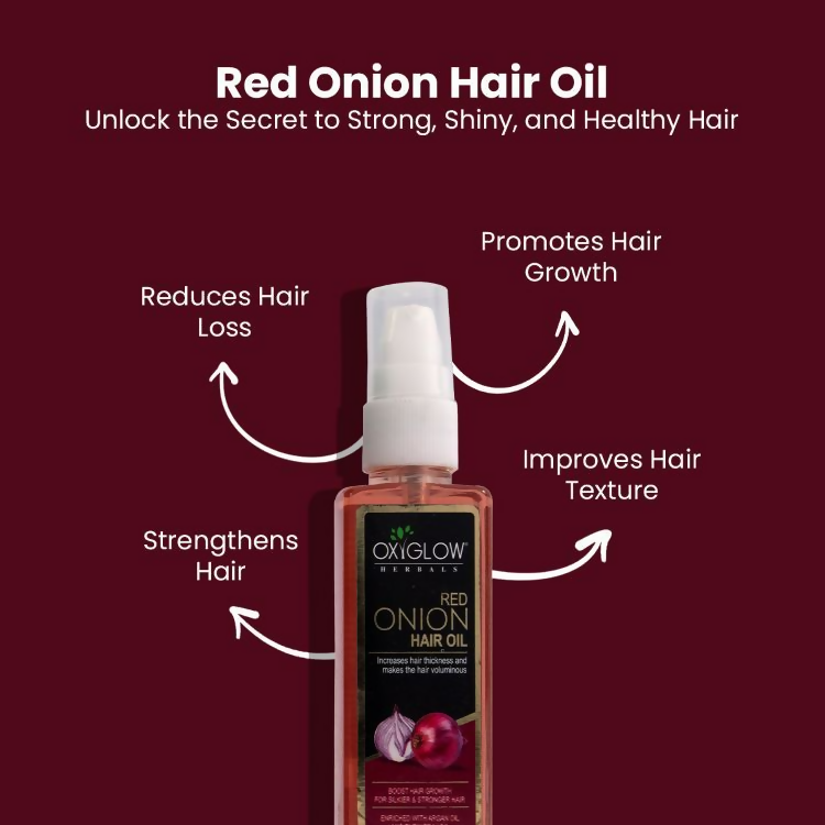 Oxyglow Herbals Red Onion Hair Oil