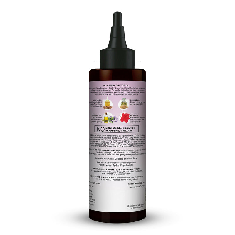 Sesa Ayurvedic Rosemary Hair Oil With Castor Oil