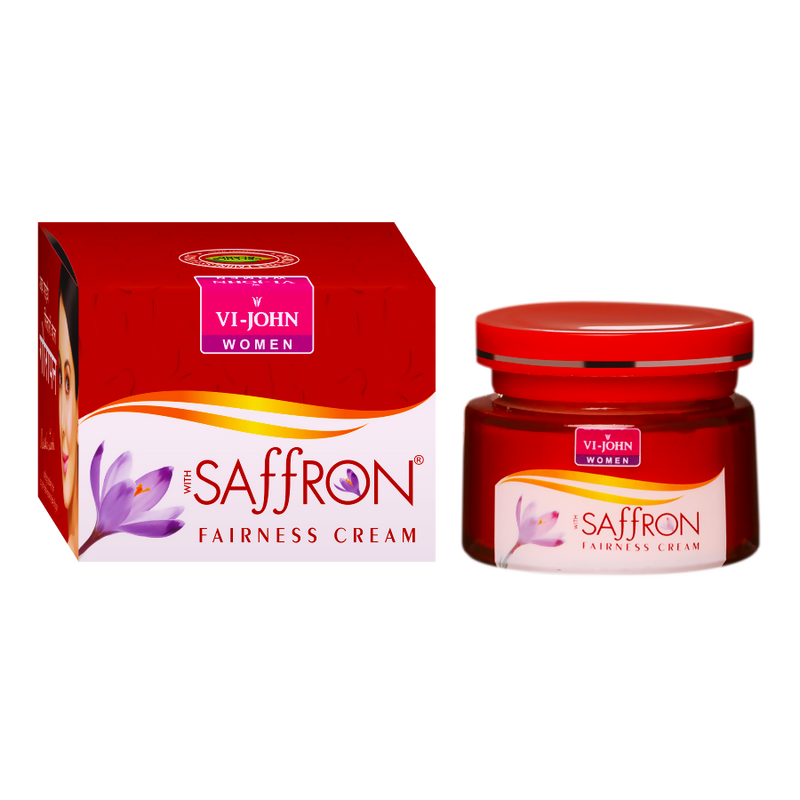 VI-JOHN Saffron Advance Skin Fairness Cream with Vitamin E & Mulberry Extracts