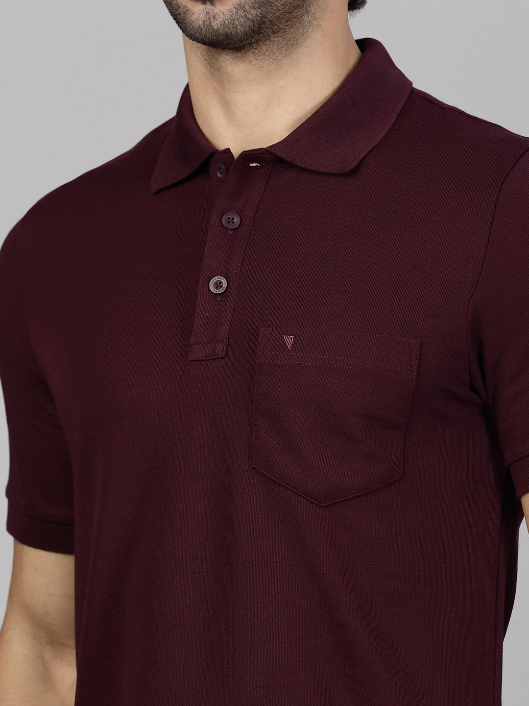 Men Grape T-shirt and Grey Shorts Combo