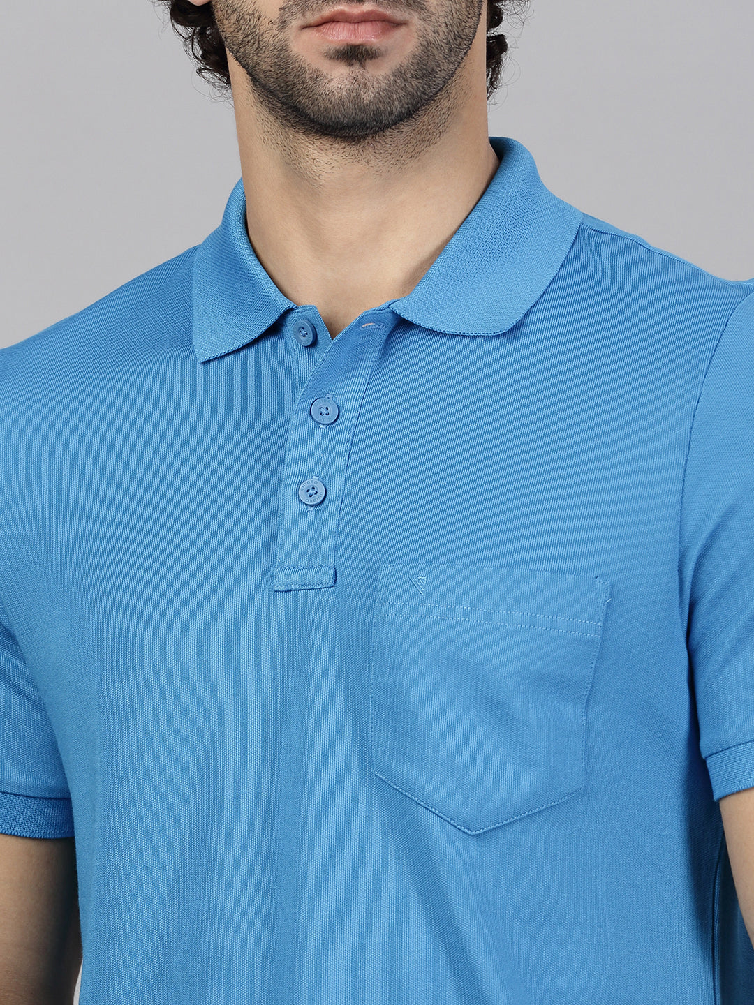Men Blue T-shirt and Black Shorts Combo