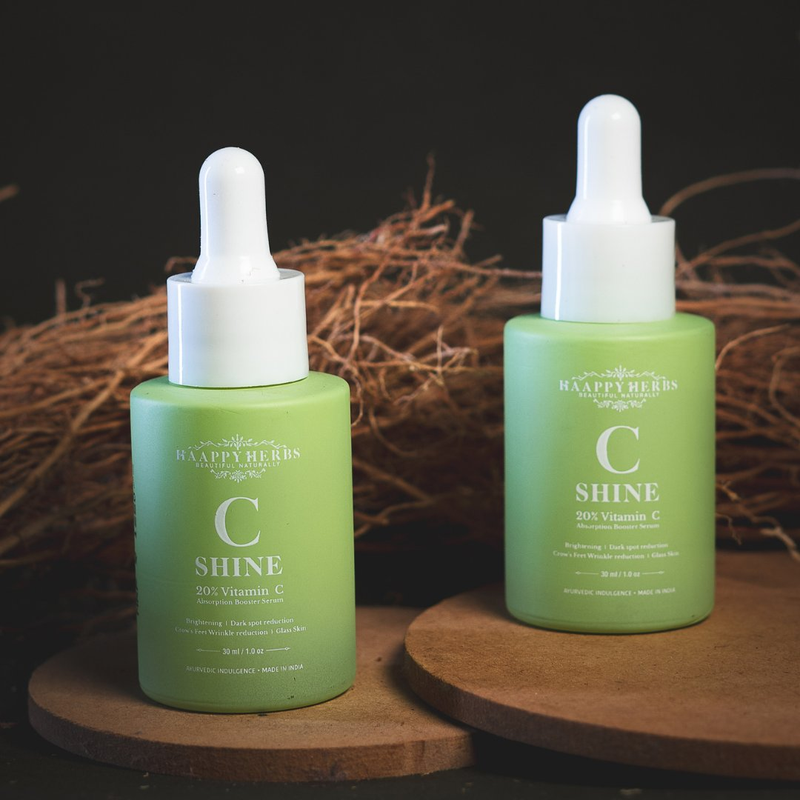 Haappyherbs C Shine 20% Vitamin C Absorption Booster Serum