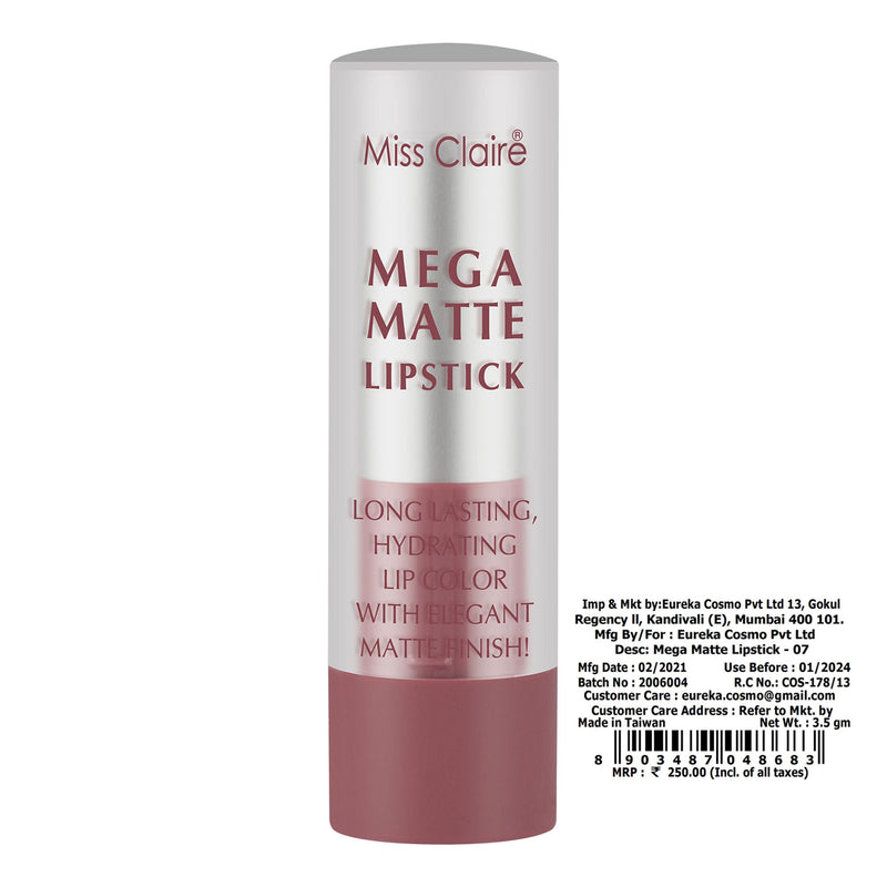 Miss Claire Mega Matte Lipstick - 7