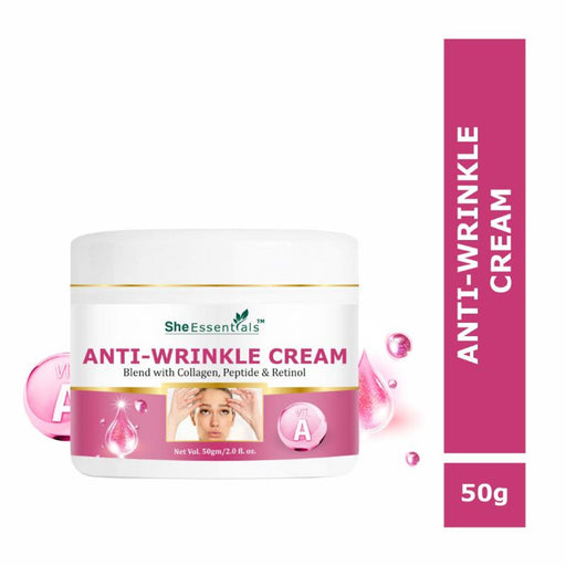 She Essentials Anti Wrinkle Face Cream With Peptide & Retinol
