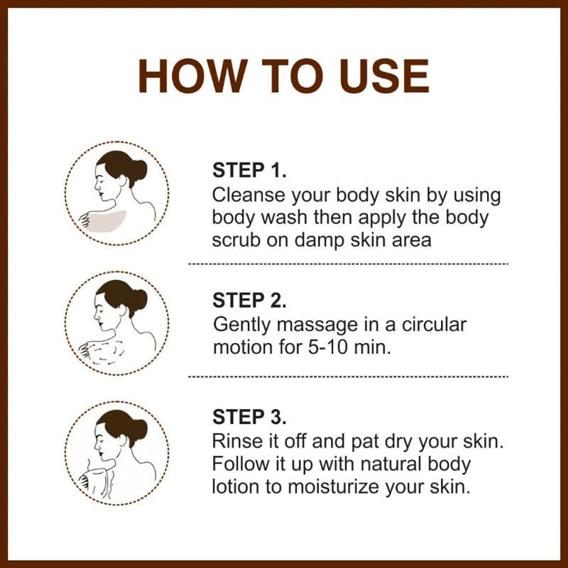 She Essentials Coffee Body Scrub Exfoliating Scrub For Body For Both Women And Men