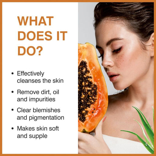She Essentials Papaya Brightening Face Wash For Glowing & Radiant Skin