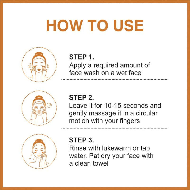 She Essentials Papaya Brightening Face Wash For Glowing & Radiant Skin