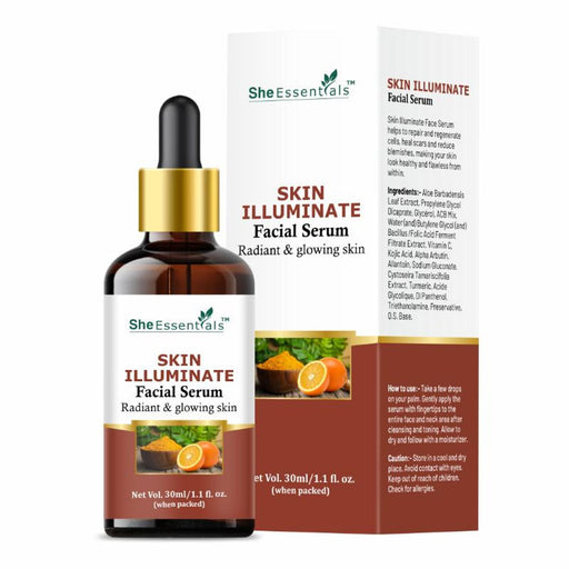 She Essentials Skin Illuminate Face Serum Instantly Illuminates Skin All Types Of Skin