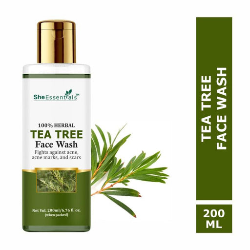 She Essentials Tea Tree Oil Face Wash For Acne Control