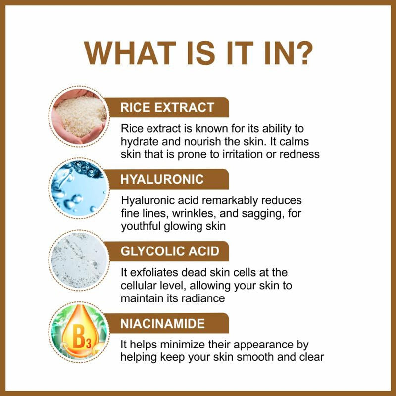 She Essentials Rice Water Fairness Face Serum For All Types Of Skin