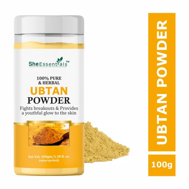 She Essentials 100% Natural Ubtan Powder For Glowing Skin Face Pack & Mask