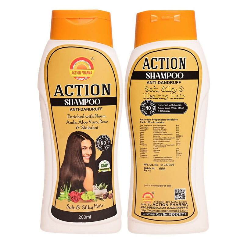 Action Pharma Shampoo Anti-Dandruff Enriched With Neem