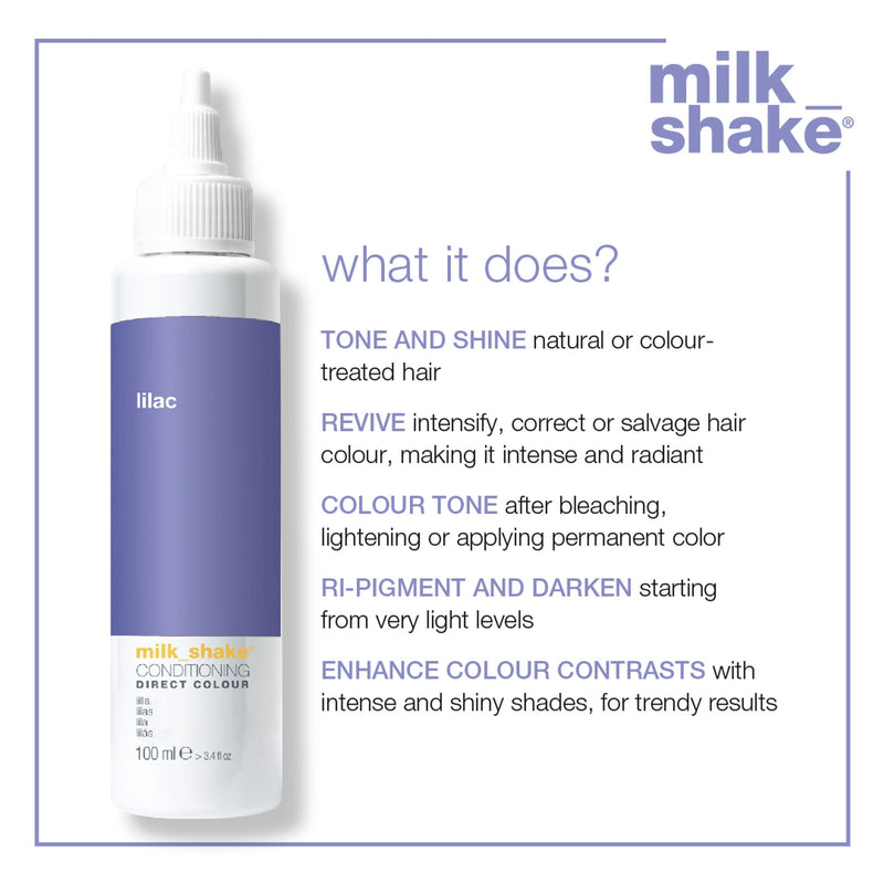 Milkshake Ammonia Free Conditioning Direct Color - Lilac