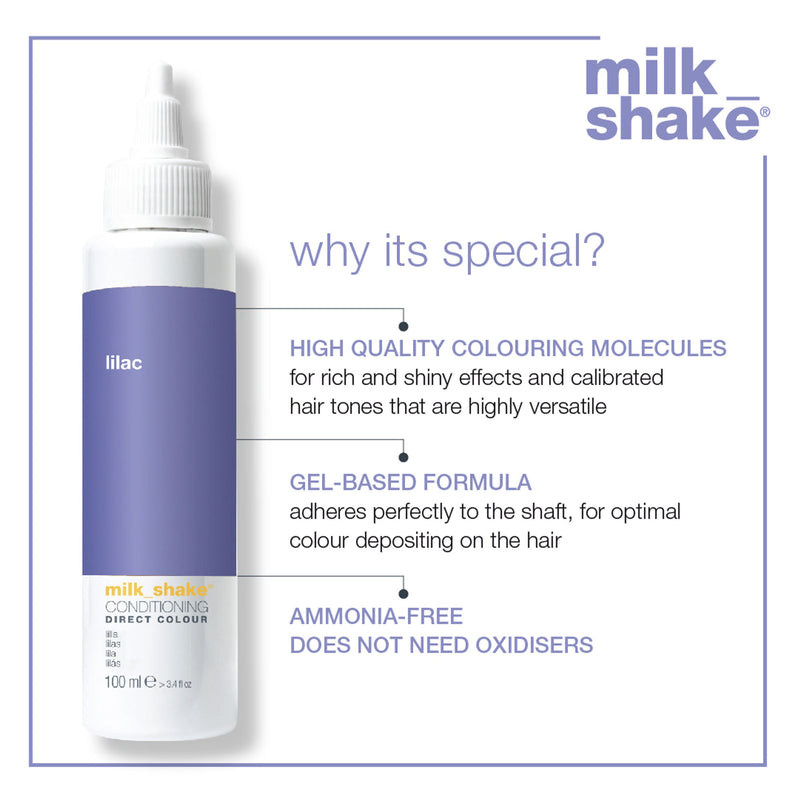 Milkshake Ammonia Free Conditioning Direct Color - Lilac