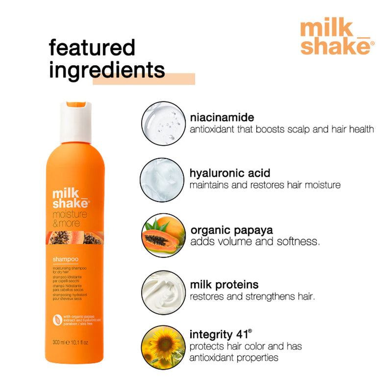 Milkshake Moisture & More Shampoo For Dry & Dehydrated Hair