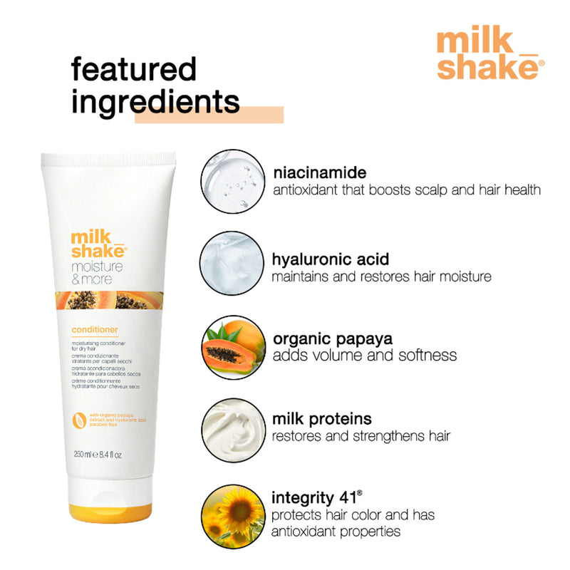 Milkshake Moisture & More Conditioner For Dry & Dehydrated Hair
