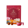 Organic Havan Cups Pack of 32 + Free Ceramic Stand for Pooja Rituals