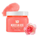WildOak Moroccan Rose Sugar Scrub 300g - Exfoliate & Hydrate Skin