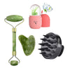 BLAXSTOC Jade Roller & Gua Sha Set for Face, Neck, Hair, and Skin Care