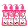 Santoor Hand Wash 200ml, 4 Pack Lotus Tulsi Anti-Bacterial Formula