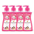 Santoor Hand Wash 200ml, 4 Pack Lotus Tulsi Anti-Bacterial Formula